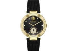 Relógio VERSUS BY VERSACE Mulher (Pele - Preto)