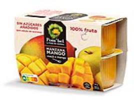 Puré De Fruta Pom`bel Maçã E Manga 4x100g