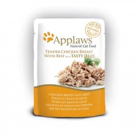 Applaws comida húmeda frango e vitela para gatos