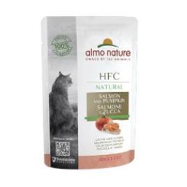Almo Nature HFC Salmão com Abóbora saquetas para gatos