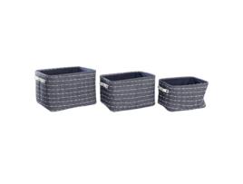 Conjunto de Cestas Dkd Home Decor Poliéster (38 X.