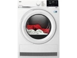 Máquina de Secar Roupa AEG TR818A2OB B.CALOR (8 kg - Bomba de Calor - Branco)