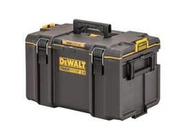 DEWALT DWST1-75522 TOUGHSYSTEM - Organizador de 553 x 350 x 116 mm - Robusto - Tapa transparente - 4 grandes y 8 pequeños compartimentos extraíbles - Carga máxima 20 kg