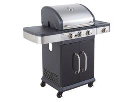 Barbacue a Gás COOK'IN GARDEN Fidgi (Aço - Cinzento 122 x 57 x 112 cm)