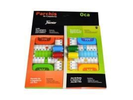 Jogo De Mesa FOURNIER Quadro de Parcheesi com Ganso Magnético