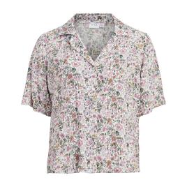 Vila Camisa estampada de mangas curtas
