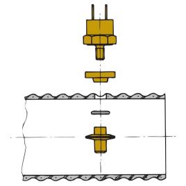 Vetus Exhaust Alarm Sensor Tube