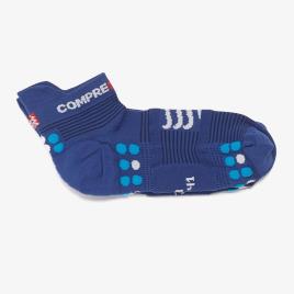 Compressport Pro Racing V4.0 Run - Azul - Meias Running Homem tamanho XL