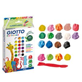 Plasticina Giotto Patplume Conjunto Sortido 18x20gr