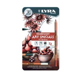 Lapis Lyra Rembrandt Art Specials Sortido Cx Metal 12un