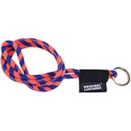 Fita Lanyards Long Tube Laranja / Azul ø8 x 470 mm 3un