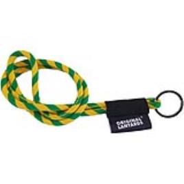 Fita Lanyards Long Tube Amarelo / Verde ø8 x 470 mm 3un