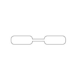Etiquetas 46x08mm (Tiras) Markin Cod 30  10Folhas 360un