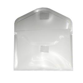 Bolsa Porta Documentos A8 com Fecho Velcro Transparente 12 un