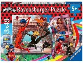 Puzzle LADYBUG Puzzle 3X49P Miraculous (Idade MÃ?Â?Ã?Â?Ã?Â?Ã?Â­nima: 5 Anos)