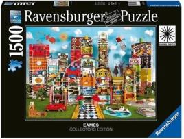 Puzzle RAVENSBURGER Puzzle 1500P Eames House Of Cards Fantasy (Idade MÃ?Â?Ã?Â?Ã?Â?Ã?Â­nima: 14 Anos)