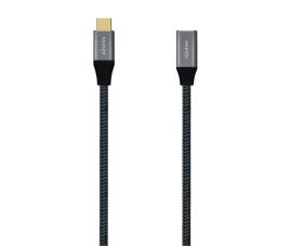 AISENS A107-0635 cabo USB 1 m USB4 Gen 2x2 USB C Cinzento