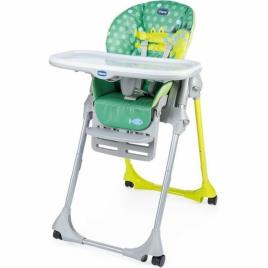 Cadeira Alta Chicco Crocodilo + 6 Meses Versátil .