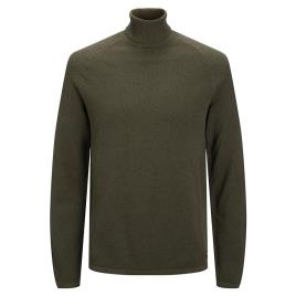 Jack & Jones Hill Roll Neck Sweater Verde S Homem