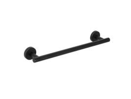 Barra para toalha em aço inox 40 cm Bosio Black, mate