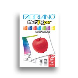 FABRIANO Papel Cópia MultiPaper, A3, 120 g/m², Branco, Pack 250 Folhas