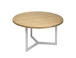 Mesa de Centro BO x  FURNITURE (Madeira - Branco - 80 x 80 x 45 cm)