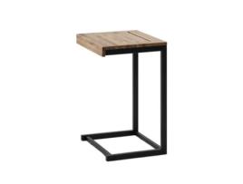 Secretária BO x  FURNITURE (Madeira - Preto - 50 x 36 x 63 cm)