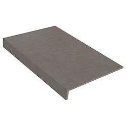 Degrau cerâmico  RECER TIME CINZA CIMENTO 30X60CM