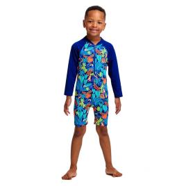 Funky Trunks Go Slothed Uv Long Sleeve Jumpsuit  6 Years