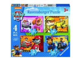 Conjunto de Puzzles 4 em 1  Patrulha Pata (24 Peças)