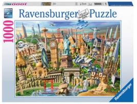 Puzzle  World Landmarks (1000 Peças)