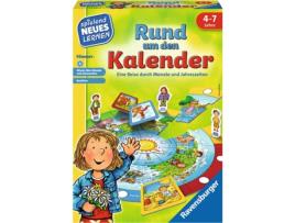 Jogo Educativo RAVENSBURGER Rund um den Kalender (Idade Mínima: 4)