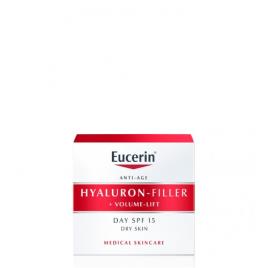 Eucerin Hyaluron-Filler + Volume-Lift Creme de Dia Pele Seca SPF15 50ml