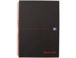 Caderno OXFORD 400047609 Preto (A4 - Quadriculado)