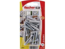 Conjunto 30 Buchas de Expansão com Parafuso FISCHER SX 6 090893
