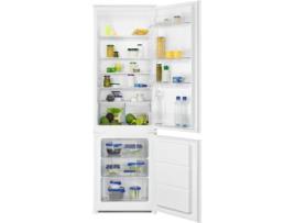 Frigorífico Combinado Encastre ZANUSSI ZNLN18FS1 (Low Frost - 177.2 cm - 340 L - Branco)