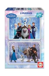Educa - Puzzle Frozen 2x100 Peças