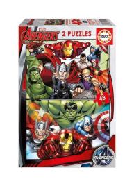 Educa - Puzzle Vingadores 2x48 Peças