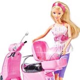 Playset Steffi Love Chic City Scooter Simba (29 cm)