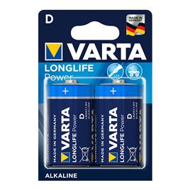 PILHA VARTA ALCALINA LR20 D (BLISTER 2 PILHAS)