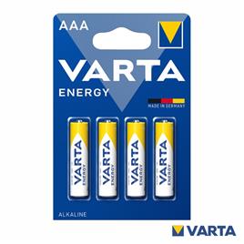 Pilha Alcalina LR03/AAA 1.5V 4x Blister VARTA