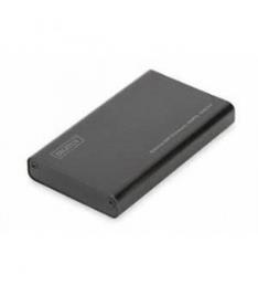 CAIXA EXTERNA DISCO MSATA SSD M50 USB 3.0 ALUMINIO PRETO