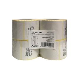 Etiquetas autocolantes - 4x Rolo 55x64mm x 500