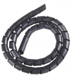 Tubo para Arrumação de Cabos LTC Cable Tube Preto 2 Metros