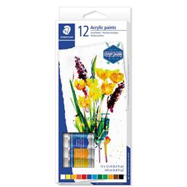 STAEDTLER Tinta Acrílica Design Journey 8500, 12 ml cada, Várias Cores