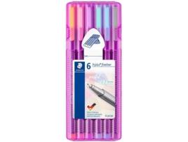 Pack de 6 Canetas Fineliner STAEDTLER Triplus (0.3mm)