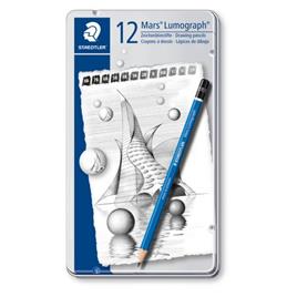 Caixa de 12 lápis lumograph STAEDTLER
