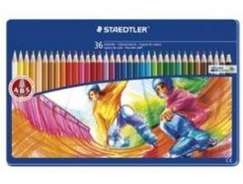 Lápis de Cor STAEDTLER Estojo de Metal (Caixa de 36)