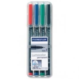 Marcador 0.6mm Permanente Lumocolor F 318  4 Cores