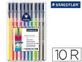 Marcador Staedtler Triplus 10 Unidades